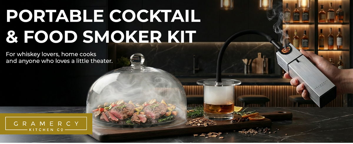 Gramercy Cocktail Smoker Kit Indoor Drink and Food Infuser - Custom Image