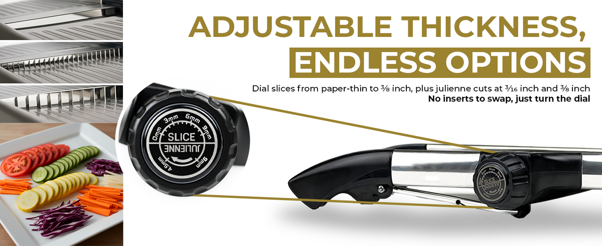 Gramercy Mandoline PRO Adjustable Slicer - Custom Image
