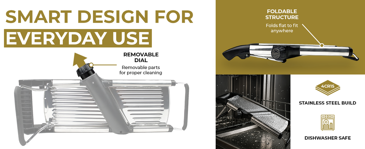 Gramercy Mandoline PRO Adjustable Slicer - Custom Image