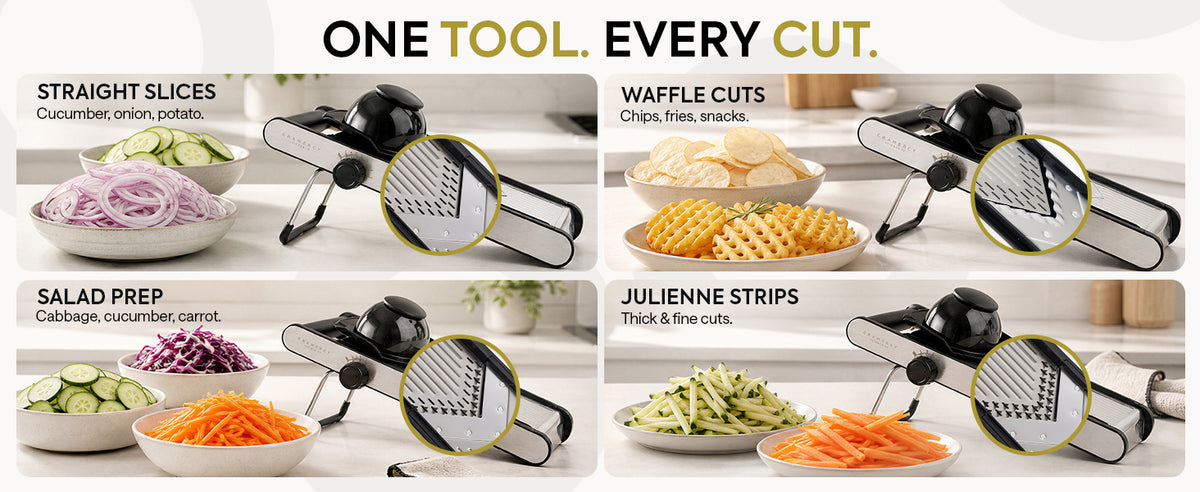 Gramercy Mandoline V-BLADE 36 Slice Settings - Custom Image