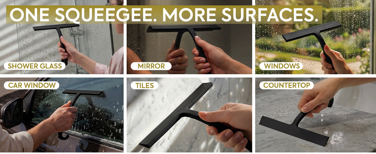 Gütewerk Shower Squeegee J-Hook Silicone 25 cm - Custom Image